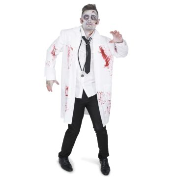 Zombie dokter kostuum voor mannen