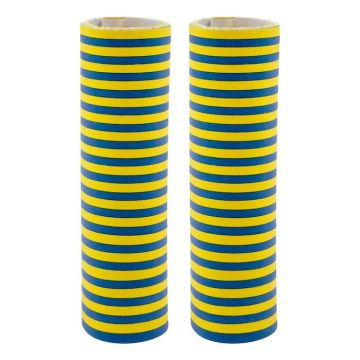 Serpentinen Blauw en Geel 3x