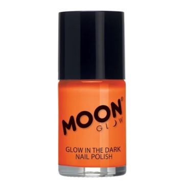 Glow-in-the-dark nagellak oranje, Moon Creations - 14 ml