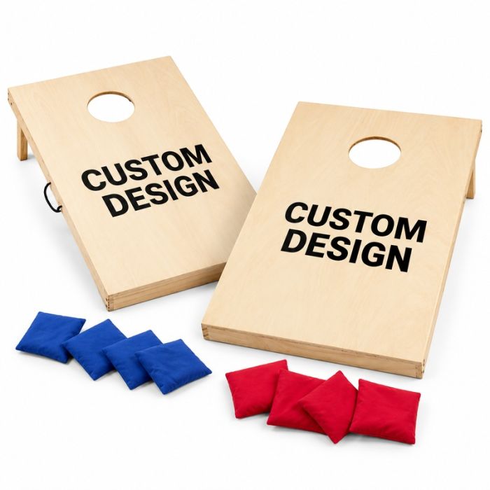 Op maat gemaakt Cornhole set 90x60 - Inclusief 8 werptassen