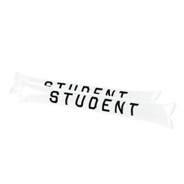 Student klapsticks wit 2x