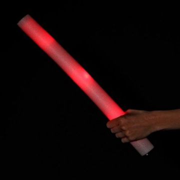 LED schuimstick Rood - 47 cm