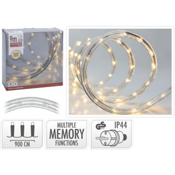 LED-lichtslang 9 meter warmwit met 8 functies