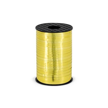 Cadeauband metallic goud 225 m.