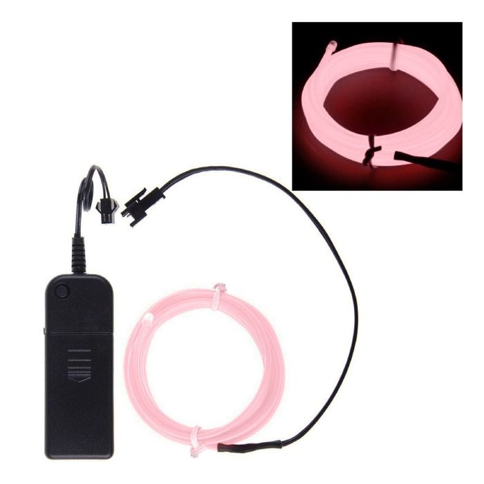 Neon LED kabel 3 m Roze