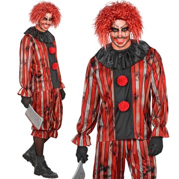 Engelachtig clownkostuum voor heren