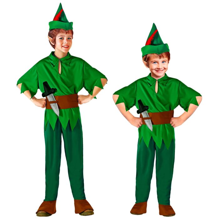 Peter Pan kostuum met dolk voor jongens