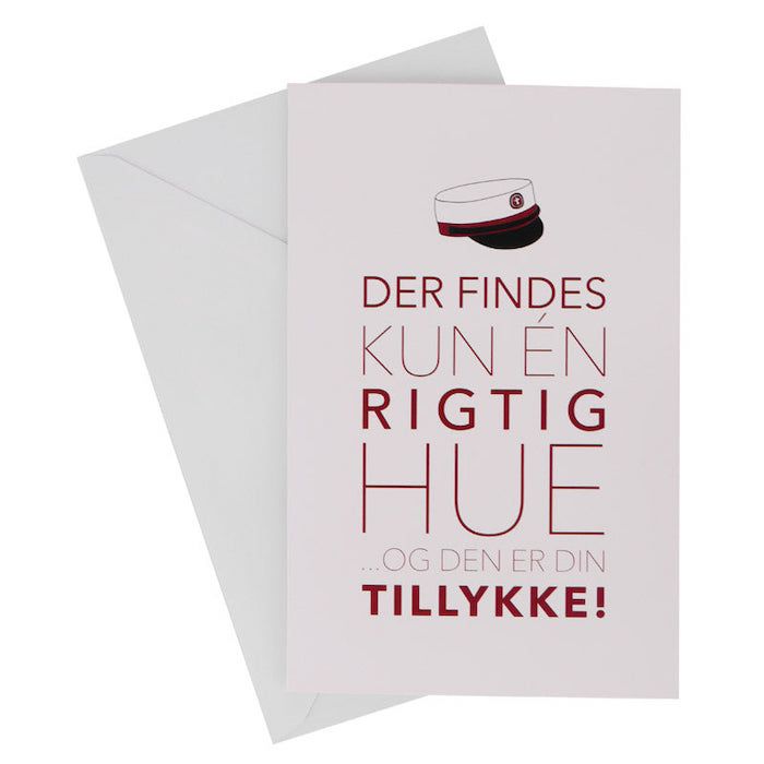 Rode Studentenkaart met Envelop