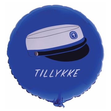 Blauwe Pet Gefeliciteerd Folieballon - 45 cm