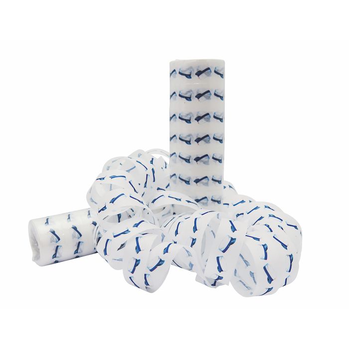 Studenterhue Serpentiner Blauw 2x - 4 m