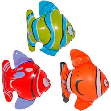 Opblaasbare Tropische Vissen 3x - 16 x 8 cm