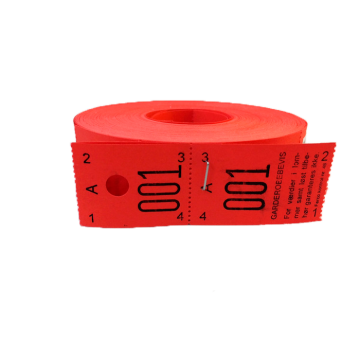 Garderobe Numre Rood van 001-500