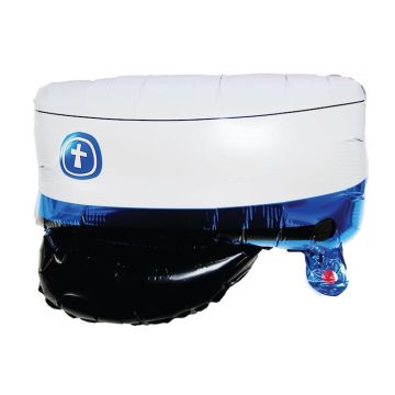 Studenterhue Folieballon Blauw - 39 x 53 cm 