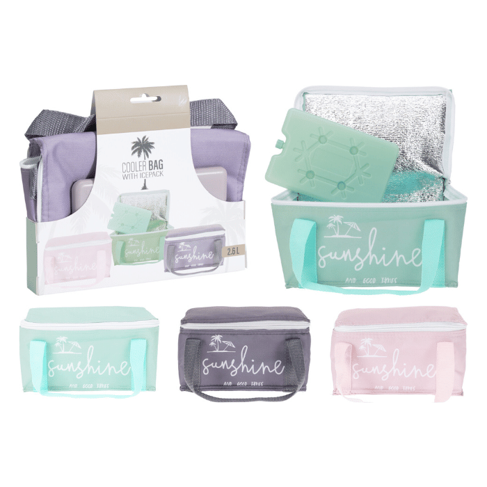 Koelbox in pastelkleuren assorti - 2,6 liter