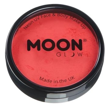 Neon UV Gezichts- en Lichaamsverf Intense Rood 36 g Moon Creations