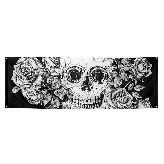 Doodskoppen Banner - 74 x 220 cm
