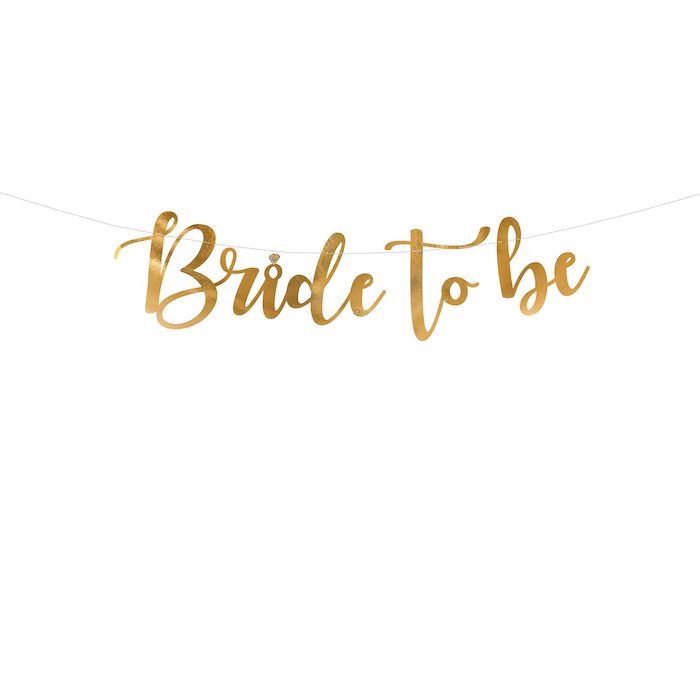 Bride To Be Gouden Slinger - 80x19 cm