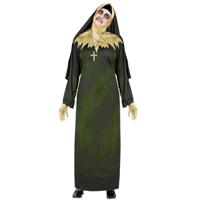 DEMON NON (tunic, kap met kraag, sluier, handschoenen, ketting) Multikleur