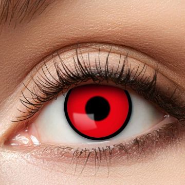 Contactlenzen scarlet rood