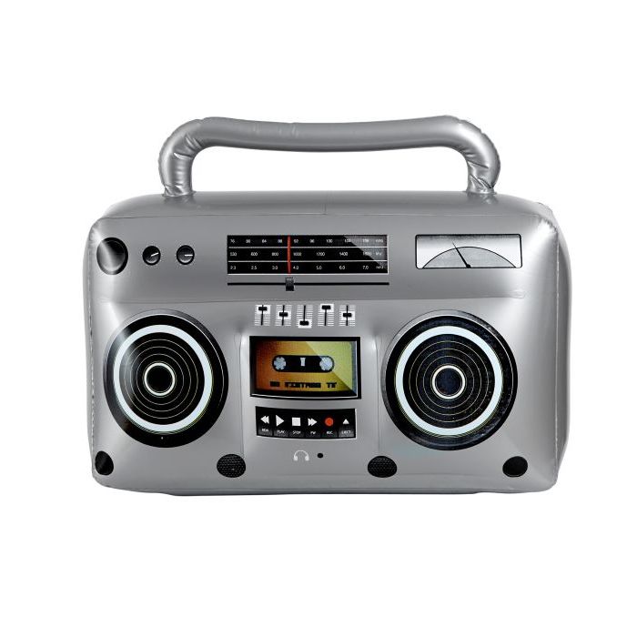 Retro Opblaasbare Ghettoblaster - 50 CM
