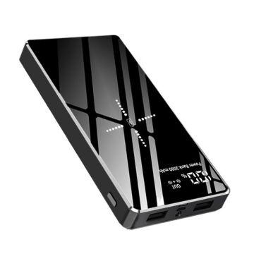 Powerbank draadloos opladen 20.000 mAh zwart