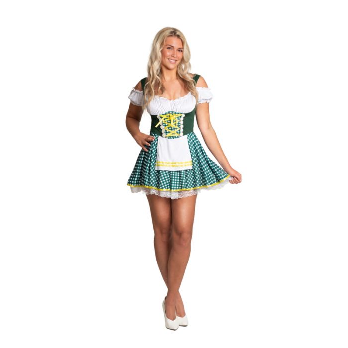 Oktoberfest jurk groen Maxime