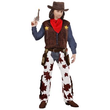 COWBOY (vest, chaps, hoed, bandana) Multikleur