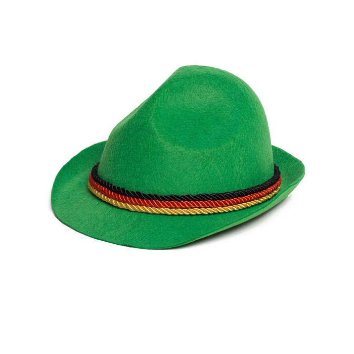 Tirolerhoed voor oktoberfest groen one-size unisex