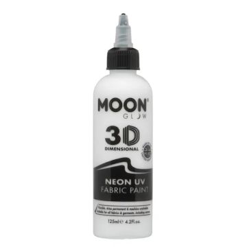 Neon UV Textielverf Wit 125 ml Moon Creations