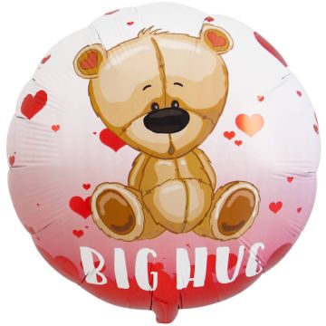 "Big Hug" Folie Ballon Met Beer - 45 cm