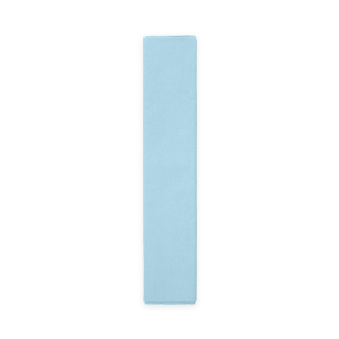 Baby blauwe crepe streamer papier 50x250 cm