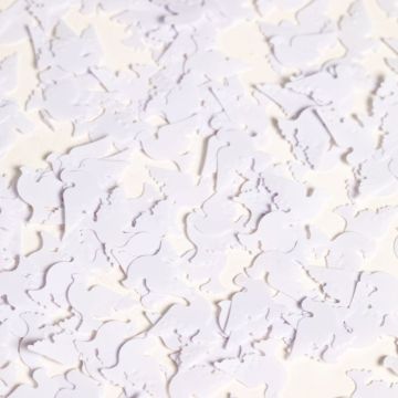 Witte duif tafelconfetti - 14 g