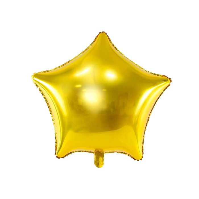 Metallic gouden ster folieballon - 70 cm