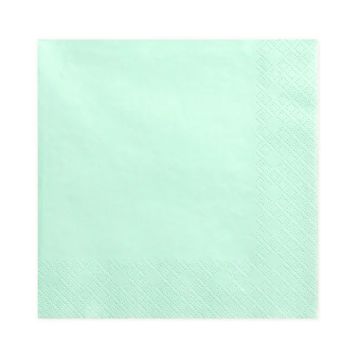 Lime groene servetten 20x - 33x33 cm