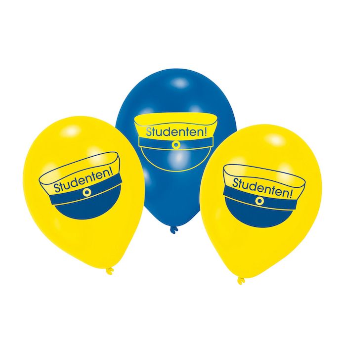 Zweedse Studenten ballonnen 10x - 27,5 cm