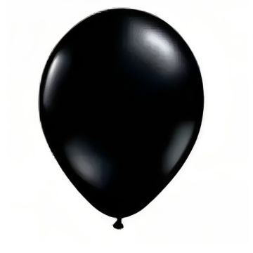 Ballonnen zwart 22 cm 10x