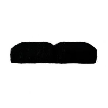 Zwarte snor - onesize