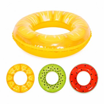 Opblaasring met fruit ontwerp assorted 79 cm 