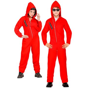Rode roveroverall voor kinderen