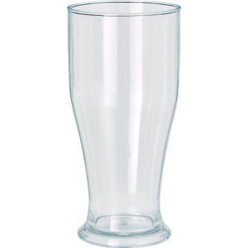 Hoog bierglas van acryl 520 ml
