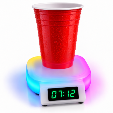 Ølstafet tijdstager bottoms up LED
