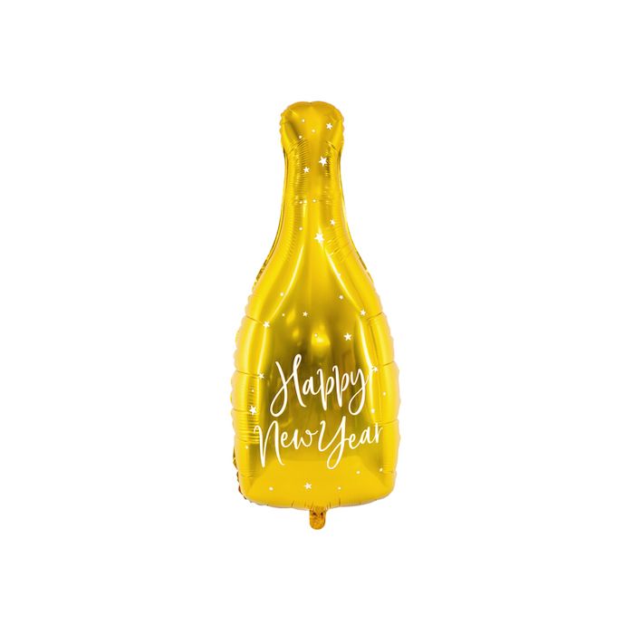 Oudejaars champagne folieballon - 82 cm 