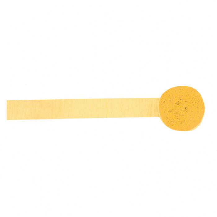 Gele Crepe slinger - 24 meter