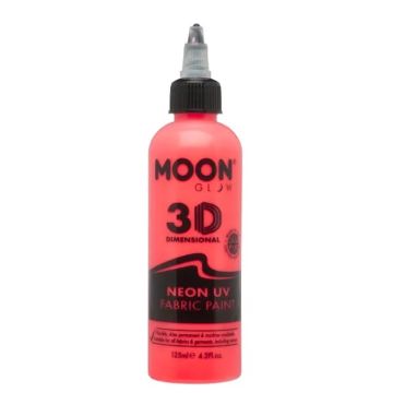Neon UV Textielverf Rood 125 ml Moon Creations