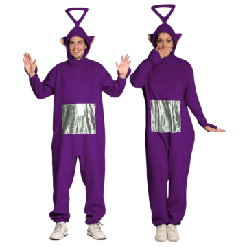 Paarse teletubbie kostuum - unisex
