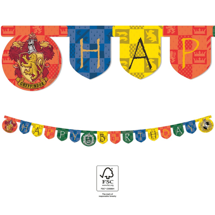 Harry Potter® verjaardagsslinger - 2 meter