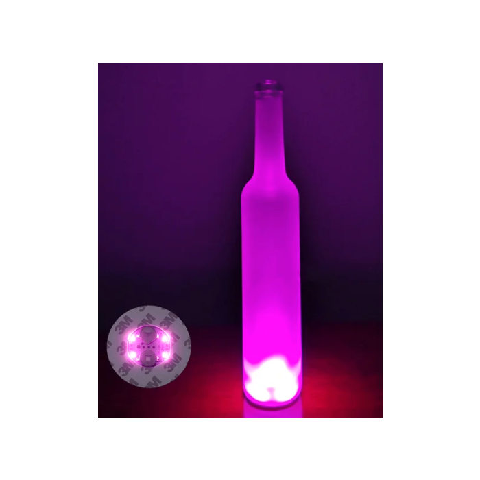 LED fles licht - Roze