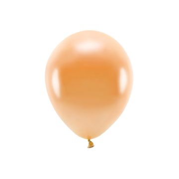 Metallic Oranje Ballonnen 10x - 30 cm