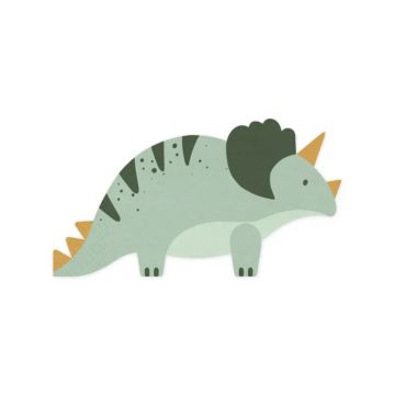 Dino servetten 12x - 18x10 cm