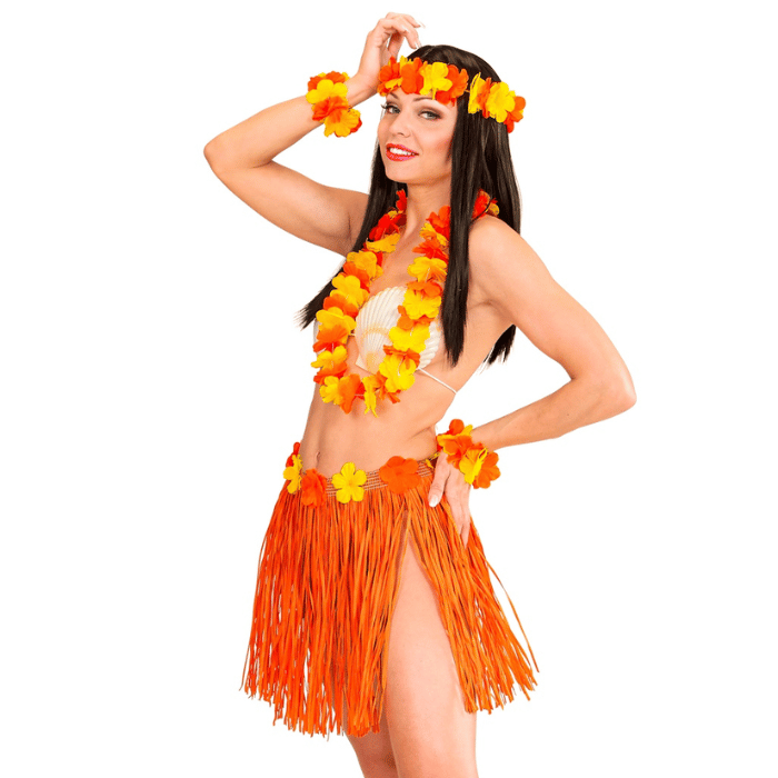 Hawaii-set oranje - 5 delen
